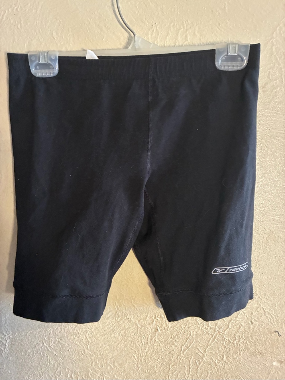 Reebok unisex Black Athletic Bike Shorts